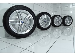 4x Koła 205 55 R17 91 W BMW OE 5x112 54 Srebrny