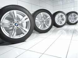 4x Koła 255 50 R19 107 W BMW OE 5x120 37 Srebrny