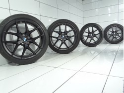 4x Koła 225 40 R18 92 Y BMW OE 5x112 54 Czarny mat