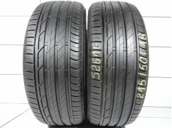 2x Bridgestone Turanza T001 215 50 R18 92 W  [2021] 90%