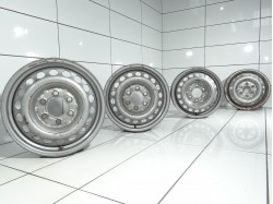 4x Felgi 16' MERCEDES OE 6x130 51 84 Srebrny