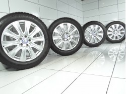 4x Koła 245 50 R18 104 V MERCEDES BENZ OE 5x112 41 Srebrny