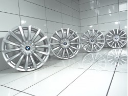 4x Felgi 19' BMW OE 5x112 25 66,6 Srebrny