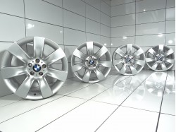 4x Felgi 19' BMW OE 5x120 25 72,6 Srebrny