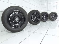 4x Koła 185 60 R15 84 T VOLKSWAGEN OE 5x100 38 Czarny
