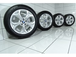 4x Koła 255 50 R19 107 W BMW OE 5x120 48 Srebrny