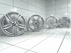 4x Felgi 19' BMW OE 5x120 33 72,6 Srebrny