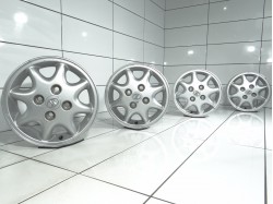 4x Felgi 14' HYUNDAI OE 4x114,3 46 67.1 Srebrny