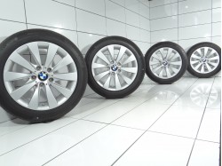 4x Koła 225 50 R17 94 W BMW OE 5x120 37 Srebrny