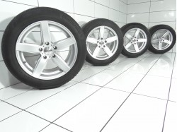 4x Koła 225 55 R17 101 V Dezent 5x120 30 Srebrny