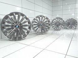 4x Felgi 19' BMW OE 5x120 25 72,6 Szary poler