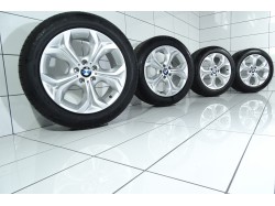 4x Koła 255 50 R19 107 W BMW OE 5x120 48 Srebrny