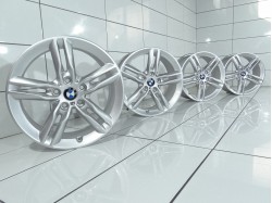 4x Felgi 17' BMW OE 5x112 54 66,6 Srebrny