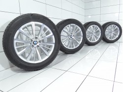 4x Koła 245 50 R18 100 H BMW OE 5x112 30 Srebrny poler