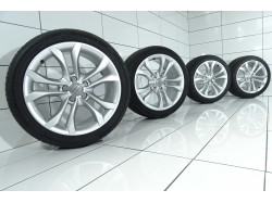 4x Koła 245 40 R18 93 Y AUDI OE 5x112 52 Srebrny