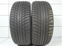 2x Bridgestone Blizzak LM001 225 45 R18 91 H  [2022] 85%