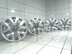 4x Felgi 19' BMW OE 5x120 24 72,6 Srebrny