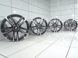 4x Felgi 19' BMW OE 5x112 25 66,6 Grafit Polerka