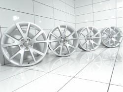 4x Felgi 19' AUDI OE 5x112 26 66,5 Srebrny