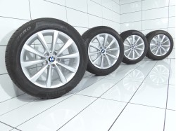 4x Koła 245 50 R18 100 H BMW OE 5x112 30 Srebrny