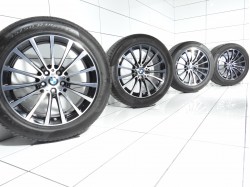 4x Koła 245 50 R18 100 Y BMW OE 5x112 30 Czarny poler
