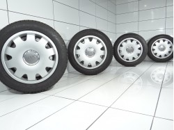 4x Koła 205 55 R16 91 H AUDI OE 5x112 42 Czarny