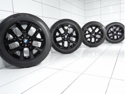 4x Koła 205 60 R17 93 H BMW OE 5x112 39 Czarny