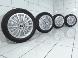 4x Koła 205 55 R17 95 H BMW OE 5x112 54 Srebrny