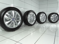 4x Koła 225 50 R17 94 H MERCEDES BENZ OE 5x112 48.5 Srebrny