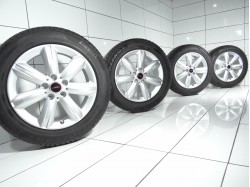 4x Koła 205 60 R17 93 H MINI OE 5x112 39 Srebrny