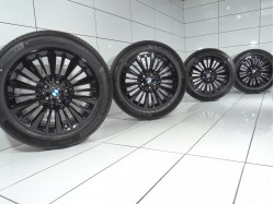 4x Koła 205 55 R17 95 W BMW OE 5x112 54 Czarny