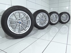 4x Koła 225 55 R17 97 H BMW OE 5x112 27 Srebrny