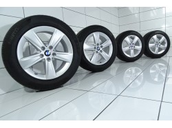 4x Koła 225 55 R17 97 W BMW OE 5x112 54 Srebrny