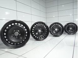 4x Felgi 16' FORD OE 5X108 52.5 63.3 Czarny