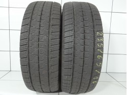 2x Continental VAN CONTACT 4 SEASON 235 65 R16C 121/119 R  [2023] 100%