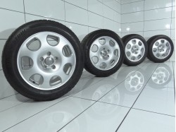 4x Koła 205 55 R16 91 H AUDI OE 5x112 42 Srebrny