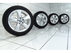 4x Koła 205 55 R17 91 W BMW OE 5x112 54 Srebrny