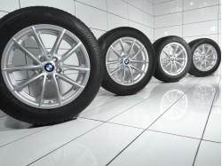 4x Koła 225 55 R17 97 H BMW OE 5x112 27 Srebrny