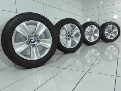 4x Koła 225 55 R17 97 H BMW OE 5x120 30 Srebrny