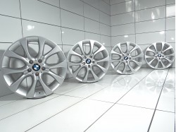 4x Felgi 19' BMW OE 5x120 48 74,1 Srebrny