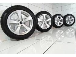 4x Koła 225 55 R17 97 H BORBET 5x120 30 Srebrny