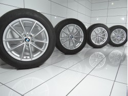 4x Koła 225 55 R17 97 W BMW OE 5x112 27 Srebrny