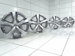 4x Felgi 19' VOLKSWAGEN OE 5x130 60 71,6 SREBRNY (CHROM-NAK.PLASTYKOWA)