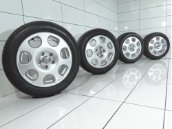 4x Koła 205 55 R16 91 W AUDI OE 5x112 42 Srebrny