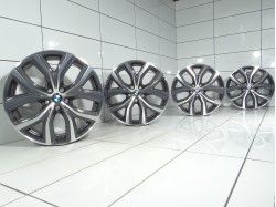 4x Felgi 19' BMW OE 5x112 47 66,6 Grafit Polerka