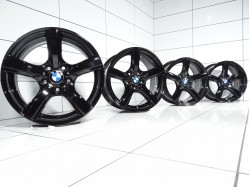 4x Felgi 17' BMW OE 5x120 29 72,6 Czarny