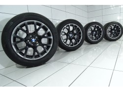 4x Koła 245 50 R18 100 W BMW OE 5x120 30 srebrno-czarny