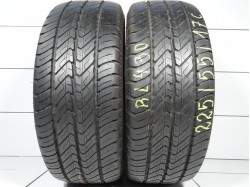 2x Dunlop Econodrive 225 55 R17C 109/107 H  [2021] 100%
