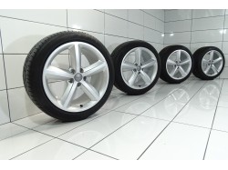 4x Koła 245 40 R18 97 Y AUDI OE 5x112 52 Srebrny