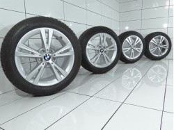 4x Koła 205 55 R17 91 H BMW OE 5x112 54 Srebrny